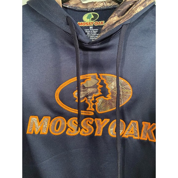Mossy Oak Lined Camouflage Sweatshirt Hoodie - SZ M * MSS05 - Picture 7 of 9